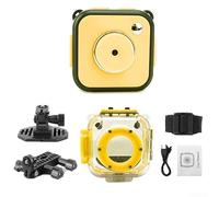 Kids Waterproof Camera For Girl Boy Toys, 1080P HD Waterproof Digital Camera Underwater Video Camera, Birthday Presents With Charging Cable(yellow)