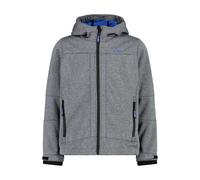 Kids' waterproof jacket with fixed hood CMP Noir 10 ans