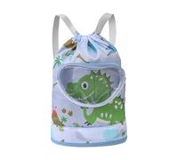 Kids Waterproof Swim Bag Bundle - Beach Bag Allows You to Separate Wet and Dry Clothes | Lightweight Pool & Gym Bags for Boys & Girls | Drawing Backpack