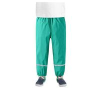 Kids Waterproof Trousers Boys and Girls Rainwear for Outdoor Play Mud Dirty Proof Trousers Casual Rain Pants for Kids Toddlers Fashion Unisex Waterproof Rain Over Trouser with Foot Rope
