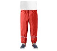 Kids Waterproof Trousers Boys and Girls Rainwear for Outdoor Play Mud Dirty Proof Trousers Casual Rain Pants for Kids Toddlers Fashion Unisex Waterproof Rain Over Trouser with Foot Rope