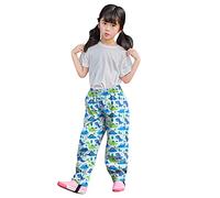 Kids Waterproof Trousers Boys and Girls Rainwear for Outdoor Play Mud Dirty Proof Trousers Casual Rain Pants for Kids Toddlers Fashion Unisex Waterproof Rain Over Trouser with Foot Rope