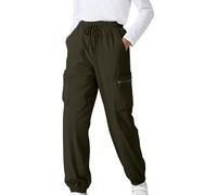 Kids Waterproof Trousers Boys Casual Outdoor Quick Dry Hiking Pants Lightweight Softshell Trekking Cargo Joggers Pants Drawstring Elastic Waisted Sweatpants with Zip Pockets Age 7-8 Years