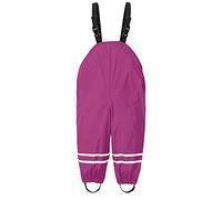 Kids Waterproof Trousers Boys Girls Rain Pants Solid Color Reflective Breathable Outdoor Overalls Jumpsuit Children Lined Mud Pants Dirty Proof Rain Pants Waterproof Outdoor Trousers Hot Pink