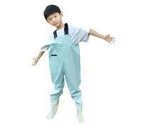Kids Waterproof Trousers Waterproof Dungarees with Pocket Adjustable Straps Overalls Solid Color Rain Pants Outdoor Rainy Day Daily Essentials Casual Wear Children Kid Outwear Waterproof Trousers