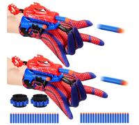 Kids Web-Shooting Toy, Kids Toys for 3-12 Year Old Boys with Glove Launcher, Kids Toys for 5-7 Years, 4-6 Years, 6-8 Year Old Outdoor Game for Birthday, Halloween, Christmas, Party