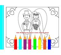 Kids Wedding Day Draw & Color Activity Book