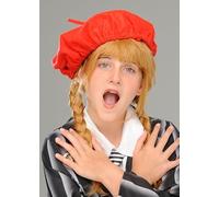 Kids Wednesday Style Girls Red Beret Agnes Hat