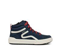 Geox Boys J Weemble Boy Sneaker, Blue, 2 UK
