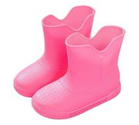 Kids Wellies Boys Girls Wellington Boots Easy-on Wellingtons Waterproof Child Shoes Outdoor Playing Rain Boot Toddler/Little Kid/Big Kid