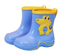 Kids Wellies Boys Girls Wellington Boots Infant Rain Boot Wellingtons Waterproof Plain Everyday Perfect Toddler/Little Kid/Big Kid Blue