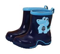 Kids Wellies Childrens Toddler Welly Rain Boots Waterproof Non-Slip Child Shoes Outdoor Playing Boot Toddler/Little Kid/Big Kid Dark Blue