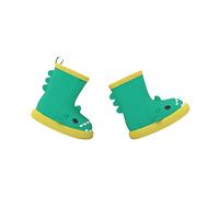 Kids Wellies Non-Slip Waterproof Shark Rain Boots Wellington Rain Shoes Boys and Girls Infants Nursery Rain Shoes Size 5-1 UK (6.5,Green-2)