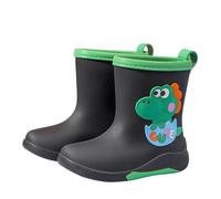 Kids Wellies with Adjustable Drawstring Cuff Anti-Slip Waterproof PVC Lightweight Boots with Comfort Lining - Great for School, Camping & Outdoor Activities