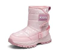 Kids Wellies with Easy On Handles Toddler/Little Kid/Big Kid Boots Girl's Rain Red Very Warm Liners Fur Lined Soft Jersey Outdoors