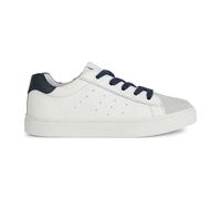 Kids White Navy Trainers - male - Geox - Kids Sneakers - White - 30 EU - Kids 30 EU