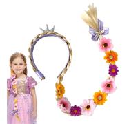 Kids Wig - Princess Dress up Wigs | Colorful Long Realistic Cosplay Tool Soft Skin-Friendly Styling Toys for Natural Looking