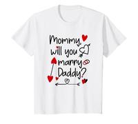 Kids Will You Marry me for Kid Toddler Mommy Will You Marry Daddy T-Shirt
