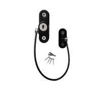 Kids Window Safety Locks - UPVC Window Restrictor Cable For And Safety - Lockable Window Stopper With Keys To Prevent Falls -
