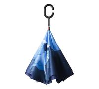 Kids Windproof Inverted Umbrella, Upside Down Umbrella, Double Layer, Rain Umbrella, Style B