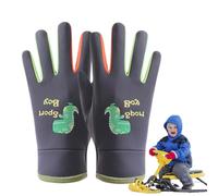 Kids Winter Cycling Gloves | Glow in the Dark Biking Warming Suppplies | Outdoor Toddler Gloves,for Teens Cycling Biking Snow Play Scooter Balance Bike Playground Snowboarding Skiing Running
