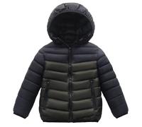 Kids Winter Fleece Coat Thick Puffer Winters Jackets Teens Packable Hoody Padded Coats Solid Color Thermal Snow Outwear Windproof Outdoor Softshell Down Jacket Age 8-17 Years