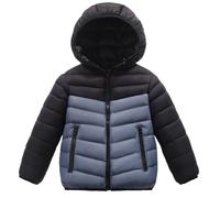 Kids Winter Fleece Coat Thick Puffer Winters Jackets Teens Packable Hoody Padded Coats Solid Color Thermal Snow Outwear Windproof Outdoor Softshell Down Jacket Age 8-17 Years