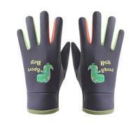 Kids Winter Gloves, Glow in the Dark Biking Warming Suppplies, Outdoor Toddler Gloves, for Teens Cycling Biking Outdoor Sports Snow Play Scooter Balance Bike Playground Running