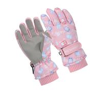 Kids Winter Gloves - Polyester Cotton Velvet Size S M | Kids Thermal Gloves with Windproof Insulation, Soft Lining, Cold Protection, Skiing, Cycling, Hiking, Joggi
