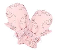 Kids Winter Mittens Warm Cartoon Dinosaur Pattern Youth Mittens Snow Ski