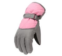 Kids Winter Ski Gloves Snow Gloves with Adjustable Cuffs Non-Slip Sports Mittens Stretch Windproof Children Glove Snow Ski Toddler Mitten for Children 2-14 Years Outdoor