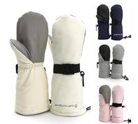 Kids Winter Ski Mittens Cold Weather Cartoon Glove Stretch Windproof Children Glove Snow Ski Toddler Mitten Non-Slip Sports Gloves for Children 2-14 Years Outdoor