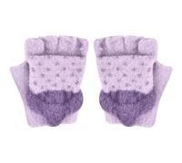Kids Winter Warm Gloves Mittens Cartoon Fruits Gloves with Flap Soft Gloves Convertible Flip Gloves Half Finger Thermal Mittens for Girls Boys