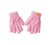 Kids Winter Warm Magic Gloves Knitted Thermal Fleece Lined Gloves for Girls Boys 3-6 Years Stretchy Thicken Full Finger Knit Glove Soft Winter Warm Snow Glove Kids Knit Five Fingers Mittens for Ski