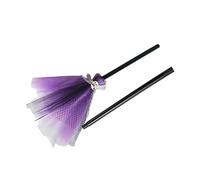 Kids Witch Broom, Costume Toy Broom, Girls Cosplay Props, Pretend Play Accessories, Fun Halloween Tool for Trick-Or-Treat Toddler Boys Children Haunted House Performance Festival, 31.5 Inches