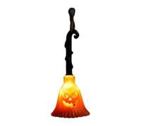 Kids Witch Broom Pumpkin Desk Bedside Lamp Nursery Decor