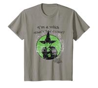 Kids Wizard of Oz I'm A Witch Wicked Elphaba Halloween T-Shirt
