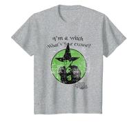 Kids Wizard of Oz I'm A Witch Wicked Elphaba Halloween T-Shirt