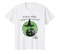 Kids Wizard of Oz I'm A Witch Wicked Elphaba Halloween T-Shirt