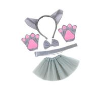 Kids Wolf Costume Animal Fancy Costume Kits for Parties Carnival Performance with skirt