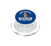 Kids Womens Humans Hurt My Head Bunny Rabbits Make Me Happy PopSockets PopGrip for MagSafe