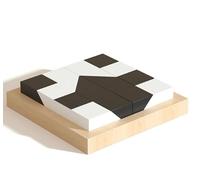 Kids Wooden Hidden Puzzle, 3D Spatial Logic Toy, Creative Building Brain Training Assemble Game