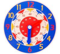 Kids Wooden Learning Clock Educational Time Telling Math Learning Elementary Tool Kindergarten Stud For Preschool
