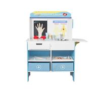 Kids Wooden Medical Role Play Set Hospital Doctor Station Kids Toys