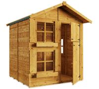 Peardrop Junior Wooden Kids Outdoor Playhouse 6 x 5 BillyOh