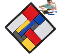Kids Wooden Puzzles, Block Puzzles Pattern Blocks - Educational Block Games for Parent-Child Interaction, Home, Kids, Adults, Family Time