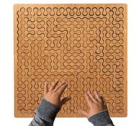 Kids Wooden Puzzles - Puzzle Board With Creative Pattern Piece Set, Educational Brain Teaser Toy | Fine Motor Learning Jigsaw Activity, Cognitive Challenge Game, Family Night Fun