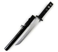 Kids Wooden Samurai Sword Katana, Ninja Sword with Sheath, Samurai Cosplay Anime Stage Prop Martial Arts Practice 55cm