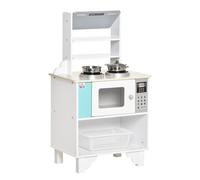 Kids Wooden Toy Kitchen Play Cooking Set Pretend Role Playset
