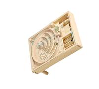 Kids Wooden Track Construction Hands-on Problem Solving & Visual-Spatial Development Game Early Learning Ball Track Toy